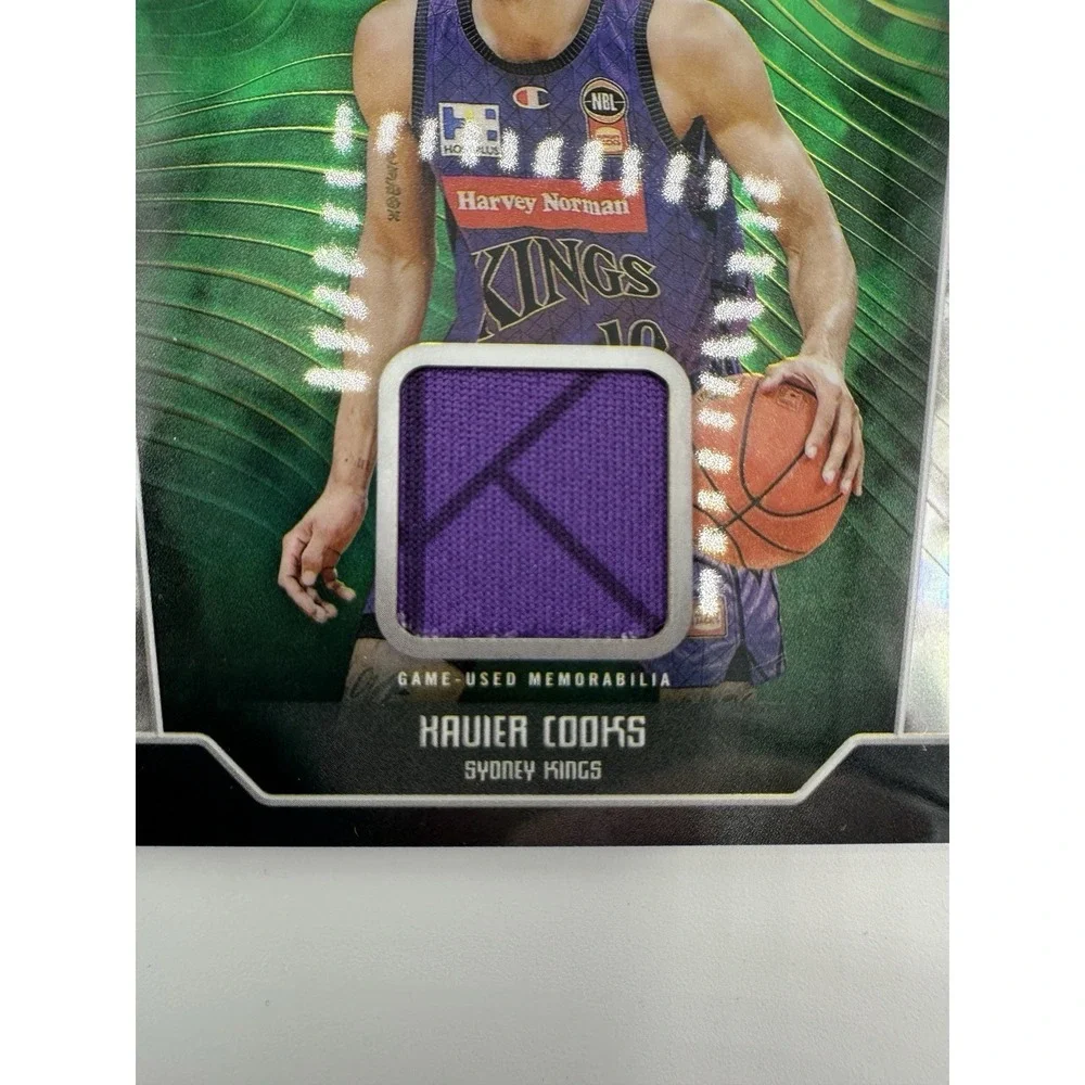 2024-25 Topps Chrome NBL Xavier Cooks Game Used 2 Color Patch Relic #NR-XC